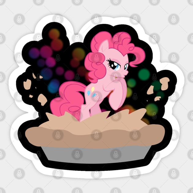 Pie Flavor Sticker by Brony Designs